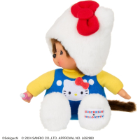 Monchhichi x Hello Kitty – Seated Plush Doll (20 cm)